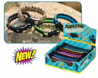 Toysmith Survival Bracelet with Whistle