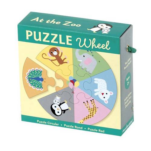 At the Zoo Puzzle Wheel