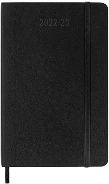 Moleskine Classic 18 Month 2022-2023 Weekly Planner, Soft Cover, Pocket (3.5&quot; x 5.5&quot;), Black