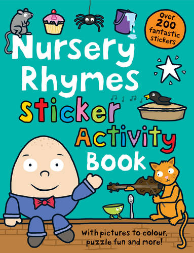 Nursery Rhymes Sticker Activity Book: Preschool Sticker Activity