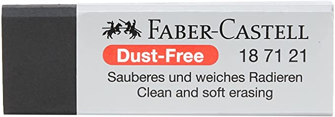 Faber Castell : Dust-Free Eraser : Black