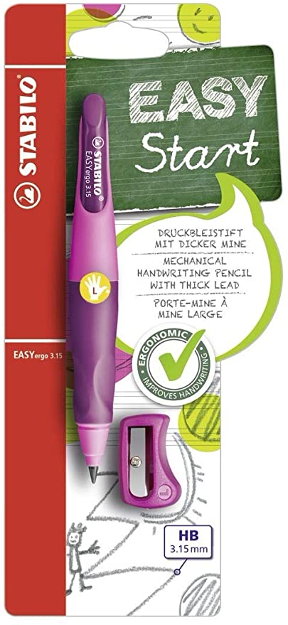 Stabilo 070429 Easyergo 3.15 Mechanical Pencil Left Handed Pink/Lilac , Multicolored