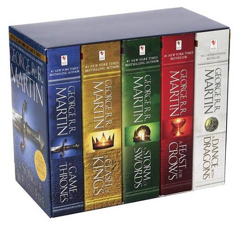 George R. R. Martin&#39;s a Game of Thrones 5-Book Boxed Set (Song of Ice and Fire Series): A Game of Thrones, a Clash of Kings, a Storm of Swords, a Feast for Crows, and a Dance with Dragons