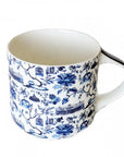 Toile Festive Mug Blue & Silver | Bookazine HK