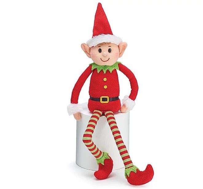 Christmas Santa Elf Plush Figurine