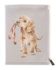 Dog Vegan Leather Notebook Wallet