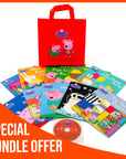 Peppa Pig Bundle (10 Books + CD)