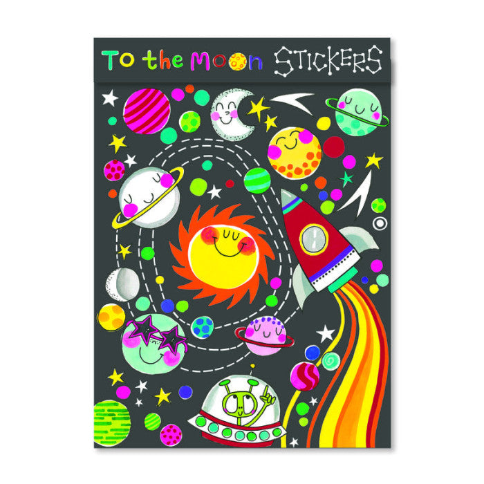 Sticker Books - To The Moon| Bookazine HK