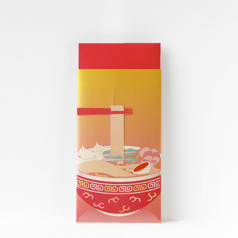 Lucky Lai See Packets Longevity Noodles 6pcs | Bookazine HK