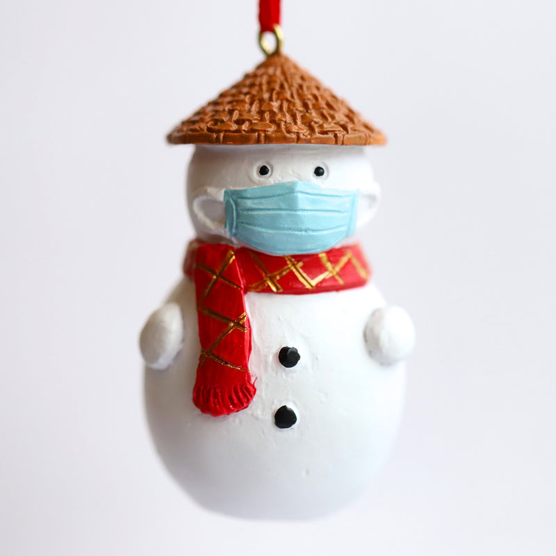 Masked Snowman Ornament | Bookazine HK