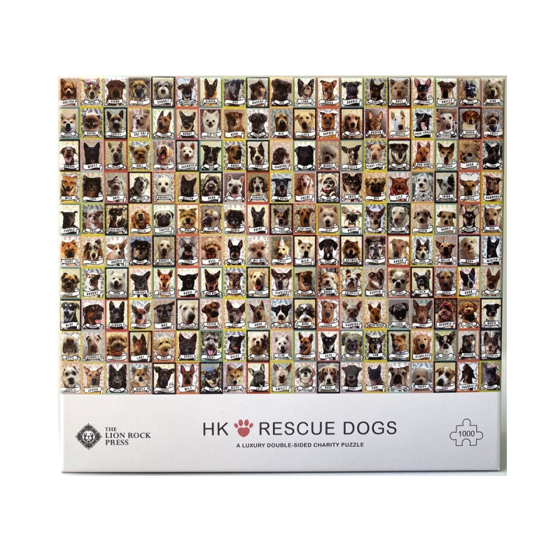 Double-Sided 1000Pc Puzzle: HK Loves Rescue Dogs | Bookazine HK