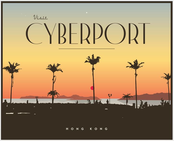 Sunsets In Cyberport Art Print - Bookazine HK